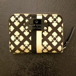 Women's Kate Spade New York wallet Black-and-white and color
